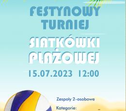 Festynowy Turniej Siatkówki Plażowej